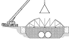 through truss bridge diagram